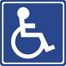 grafika przedstawiająca wózek inwalidzki