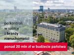 panorama miasta i napis: po kontroli w spółce z branży nieruchomości ponad 20 mln zł w budżecie państwa