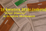 Naczelnik Urzędu Skarbowego w Mysłowicach serdecznie zaprasza na dzień otwarty 16 kwietnia 2016r.
